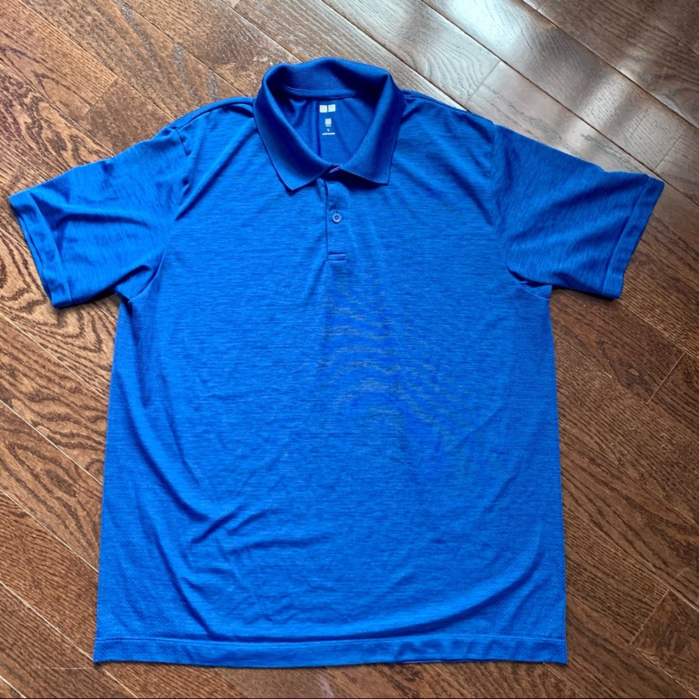 NWOT Uniqlo Men’s Cobalt Blue Polo